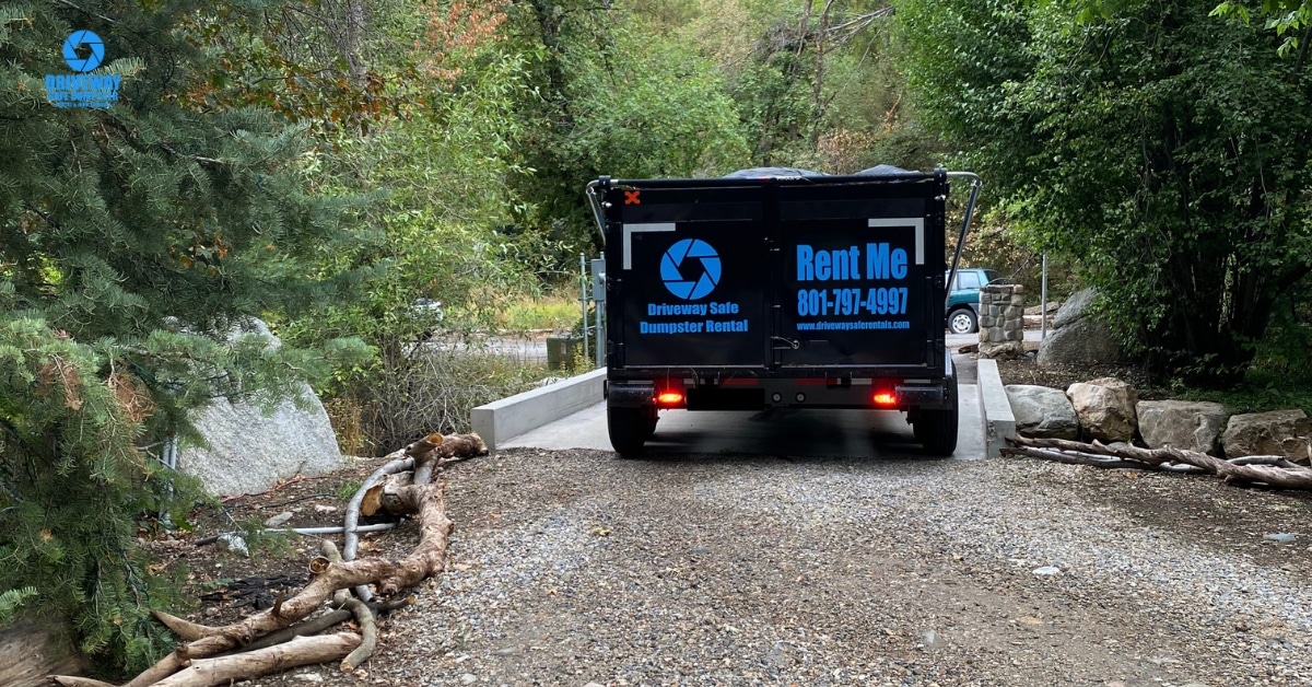 Organized spring cleaning with a dumpster rental in Davis County, Utah